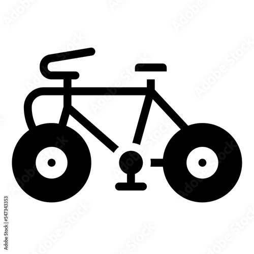 bicycle transit transportation map icon