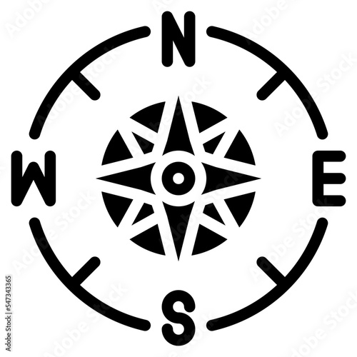 direction north west east south icon