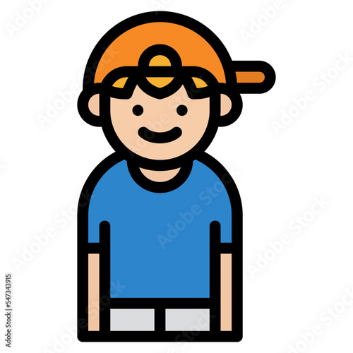 kid boy son family people icon