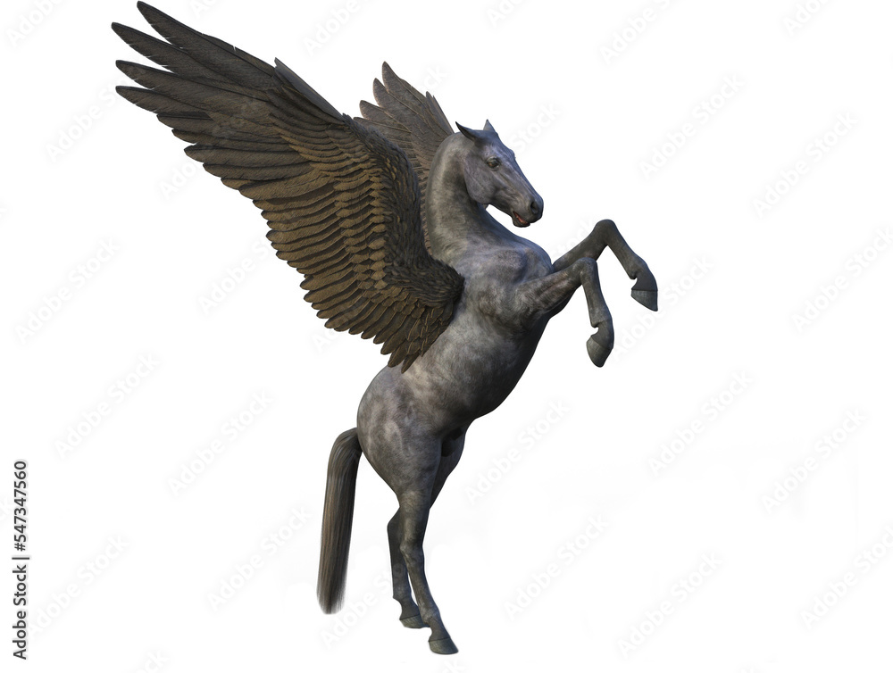 dark pegasus 3d render dark pegasus 3d render