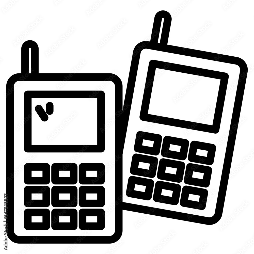 double walkie talkie icon double walkie talkie icon