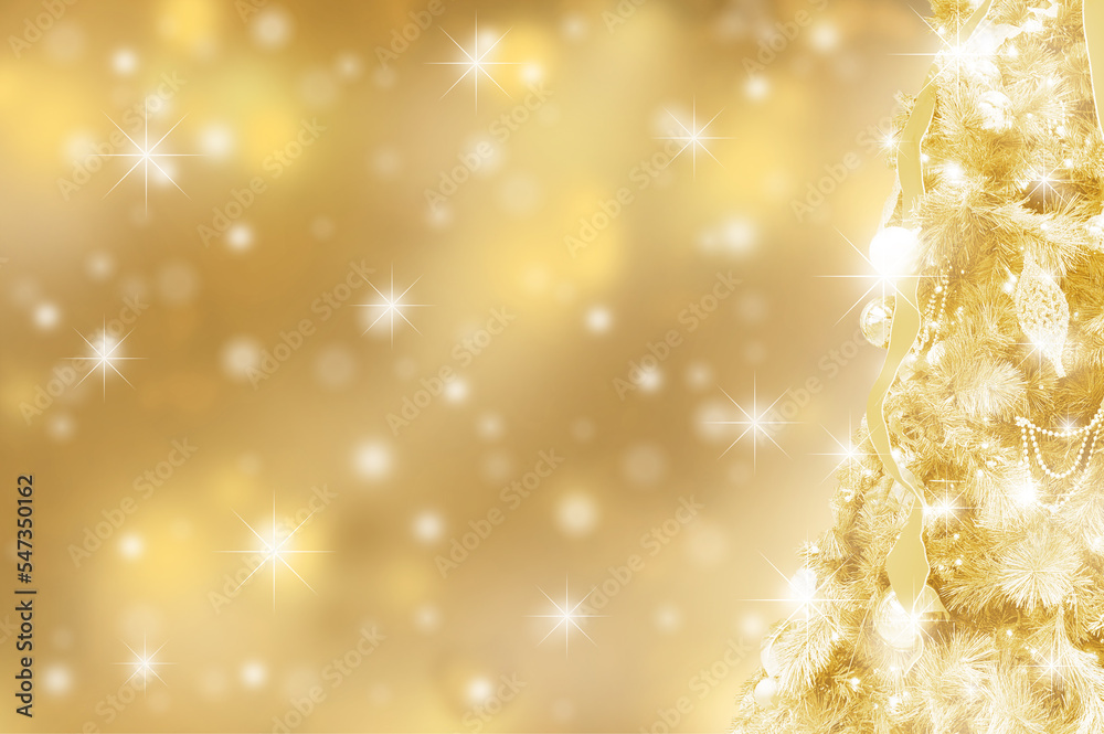 クリスマスツリーのエフェクトの写真のバックグラウンド クリスマスツリーのエフェクトの写真のバックグラウンド
