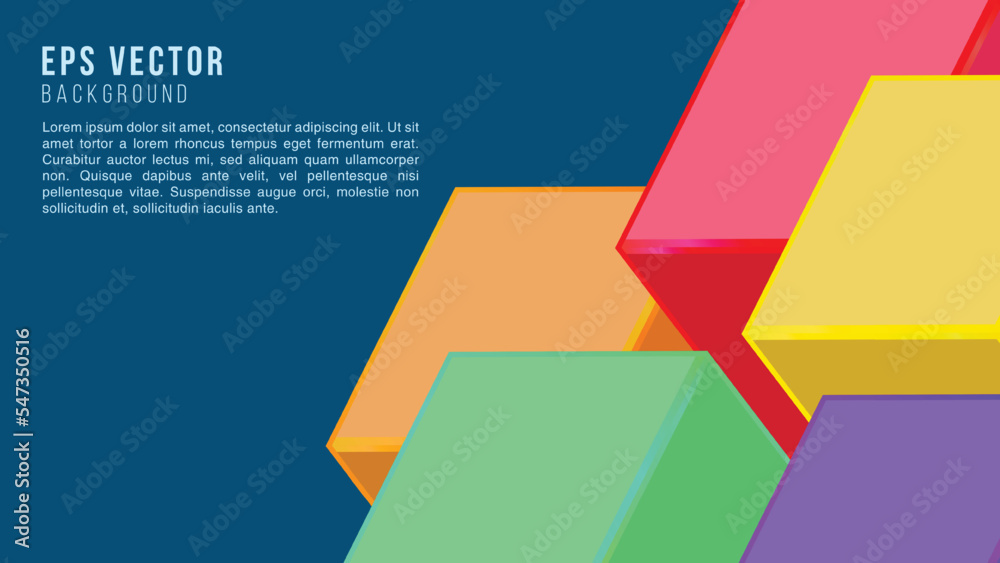 Blue Colourful Shape Background Abstract EPS Vector Blue Colourful Shape Background Abstract EPS Vector