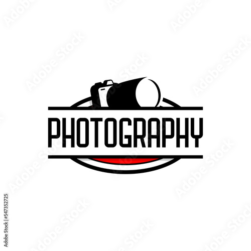 photography logo design vector, camera vector