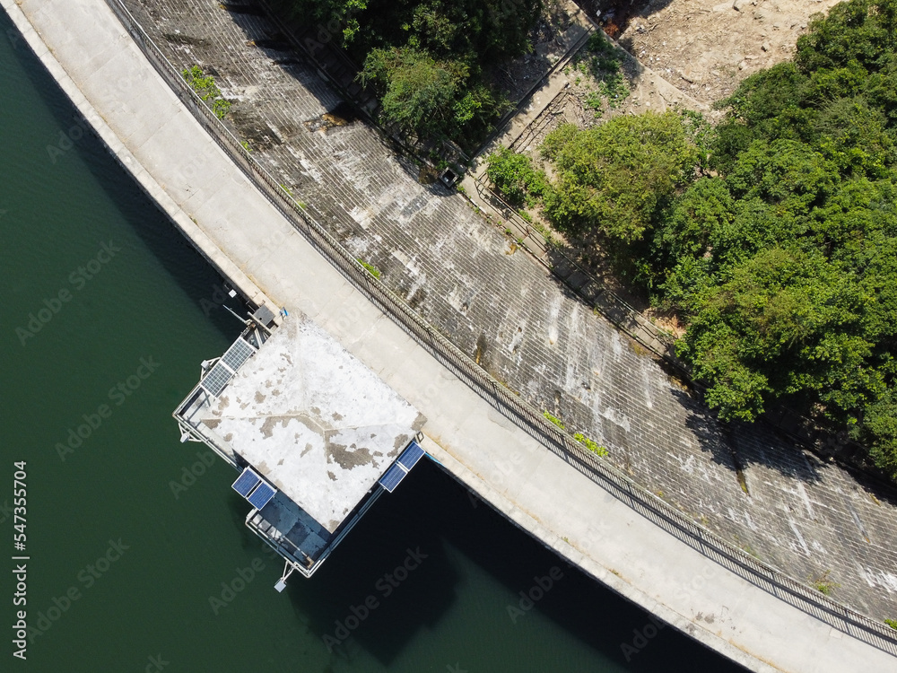 Fototapeta premium dam on the river