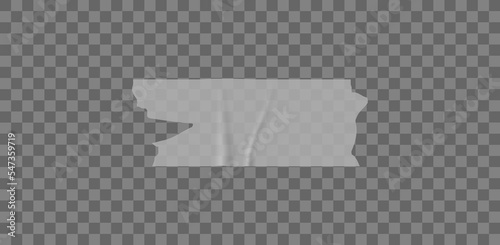 Adhesive tape. Sticky paper strip. Vector realistic scotch tapes
