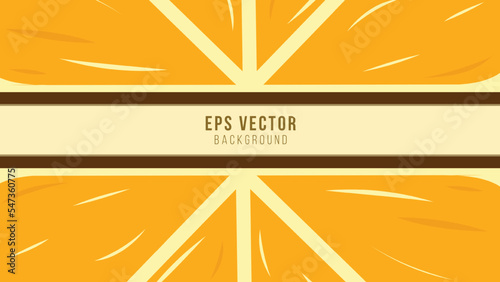 Orange Fruit Shape Background Abstract EPS Vector