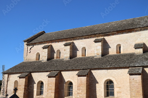 Medieval church in Chapaize, France 