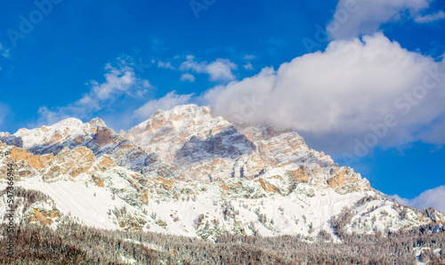 winter in the splendid Dolomites