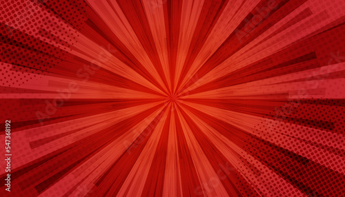 Plakat abstract background vector with rays and pixelates for comic or other