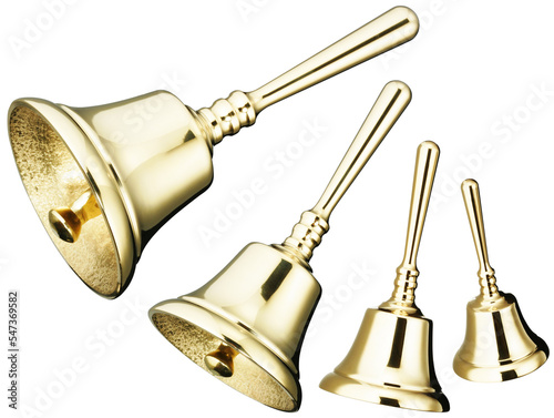 Gold hand bells	