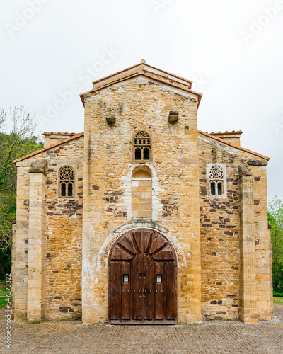 The pre-romanesque church of San Miguel de Lillo photo