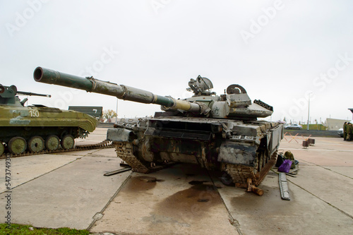 Destroyed tank  of the Ukrainian army.20022-11-04