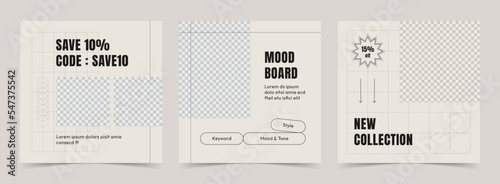 Norma instagram post template