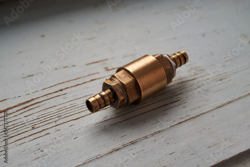 Photo of brass check valve for water