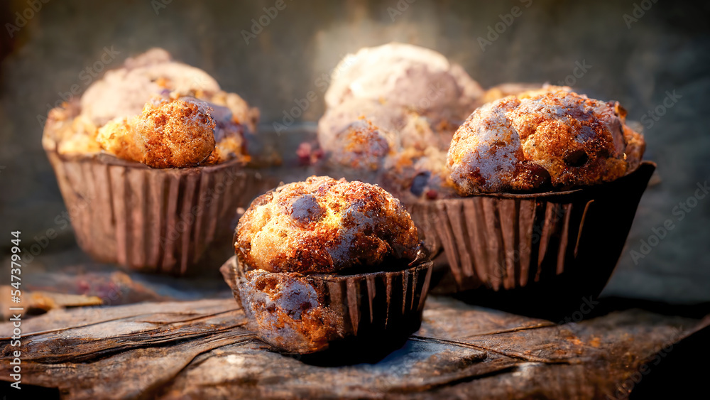 Appetizing sweet cupcake Appetizing sweet cupcake