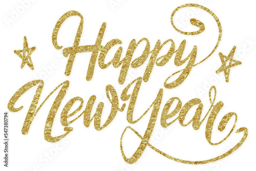 hand drawn happy new year letters