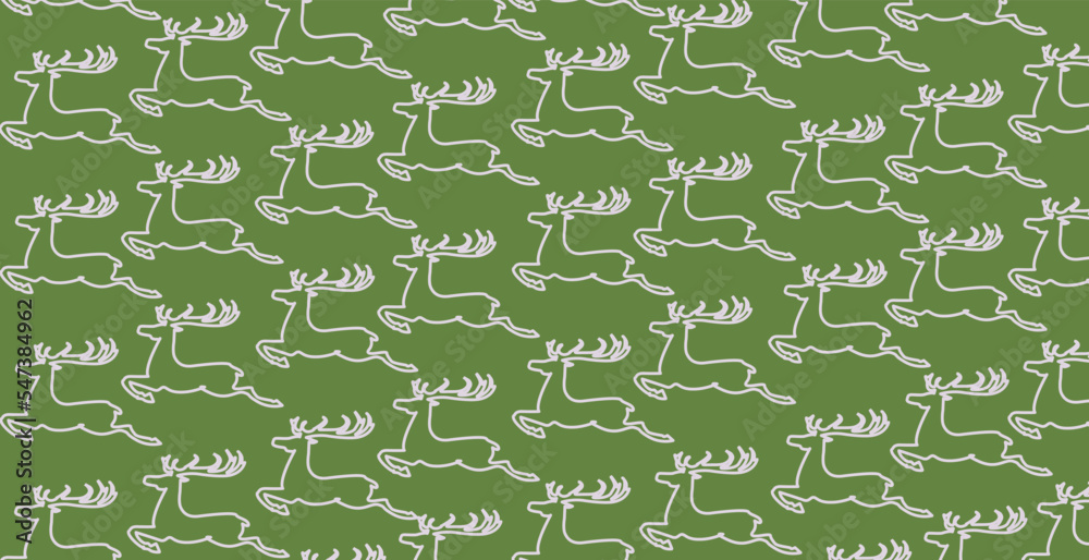 background green with deer as a wallpaper