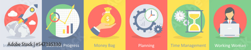 international flight, business progress 