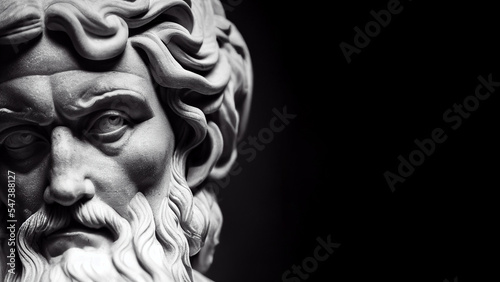 Stampa su tela Illustration of the sculpture of Socrates