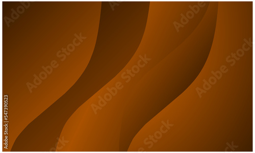 Dark orange color abstract wave background
