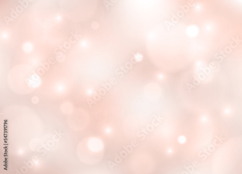 Pink pastel gentle backdrop blur bokeh. Beautiful elegant abstract design with defocused background. Dreamy blurred backdrop. Background blurry and lights effect. Soft lighting, blinking stars, sparks