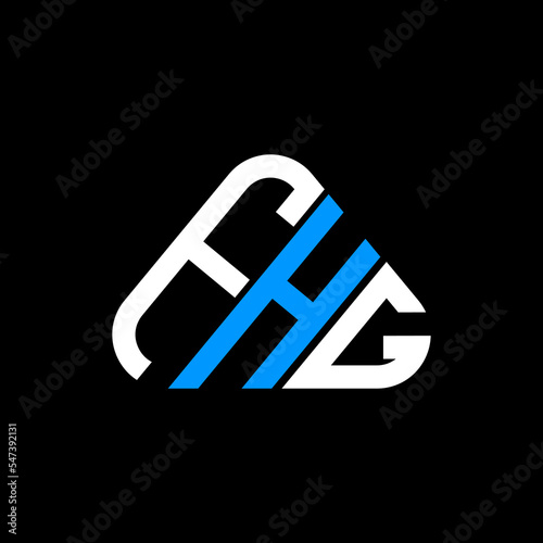 FHG letter logo creative design with vector graphic, FHG simple and modern logo. photo