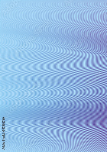 Vector Blank Cover Design for Annual Report, Magazine, Project Report, etc. Proportional to A4 Size. Created with blue wave line. Ideal for background. Vector illustration EPS 10 File.