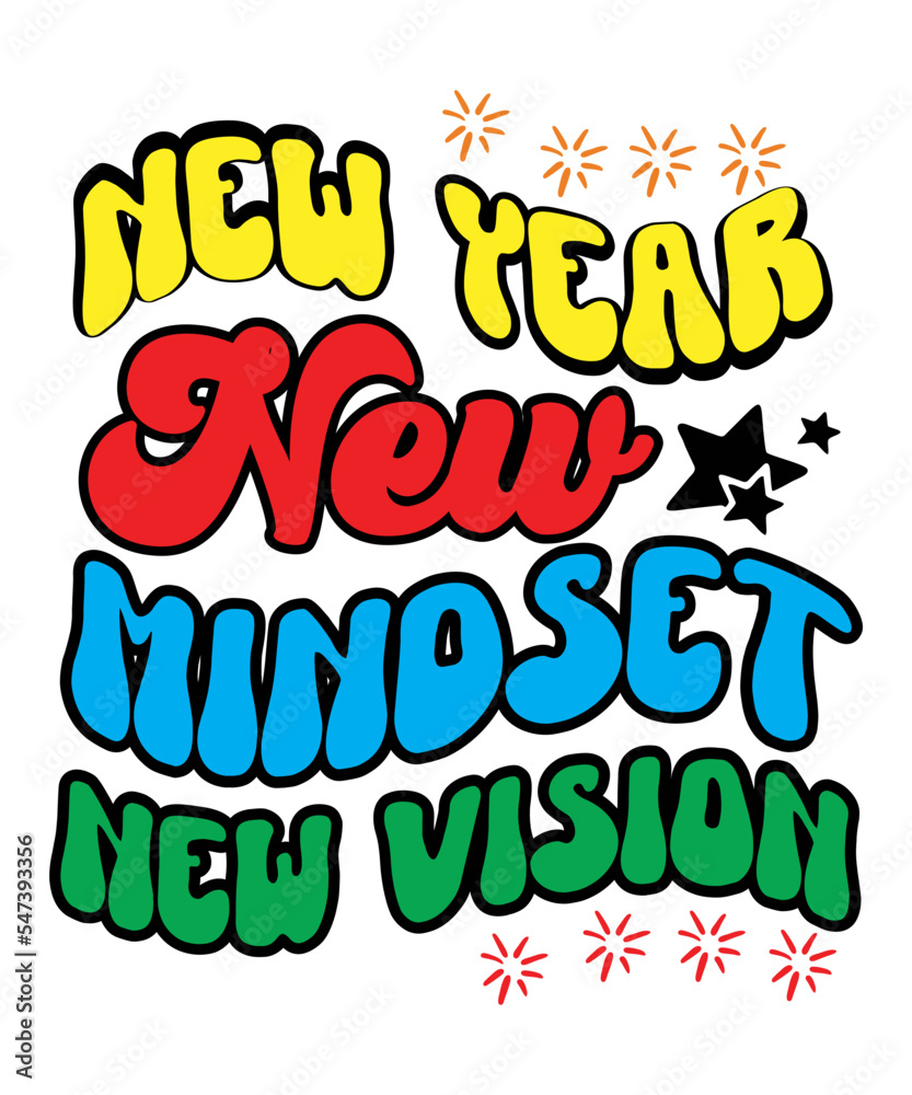 Retro Happy New Year 2023 SVG Bundle, New Year SVG, New Year Shirt, New Year Outfit svg, Hand Lettered SVG, New Year Sublimation, Cut File Cricut,Happy New Year SVG PNG PDF, New Year Shirt Svg, Retro 