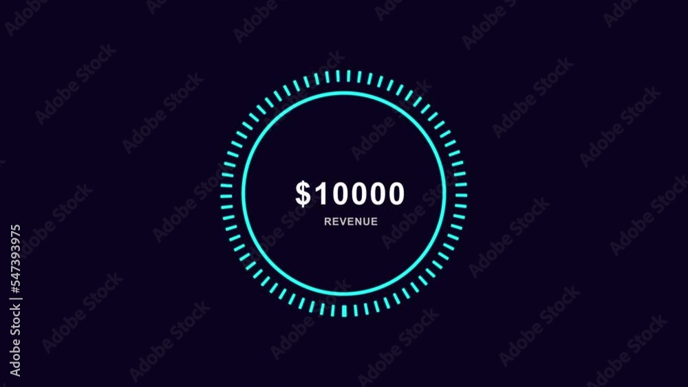 Increase money animation. Earning dollar, increase in monetary gain, revenue animation Increase money animation. Earning dollar, increase in monetary gain, revenue animation
