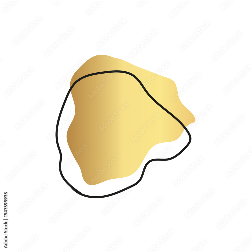 Abstract Landscape Elements. Abstract shapes vector set, simple forms Abstract Landscape Elements. Abstract shapes vector set, simple forms