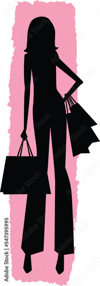 Women Shopping Silhouettes - transparent png Women Shopping Silhouettes - transparent png