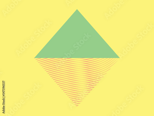 illustration vector graphic double-colored triangle textured abstract perfect for background, texture, shirt design, booklet, journal cover