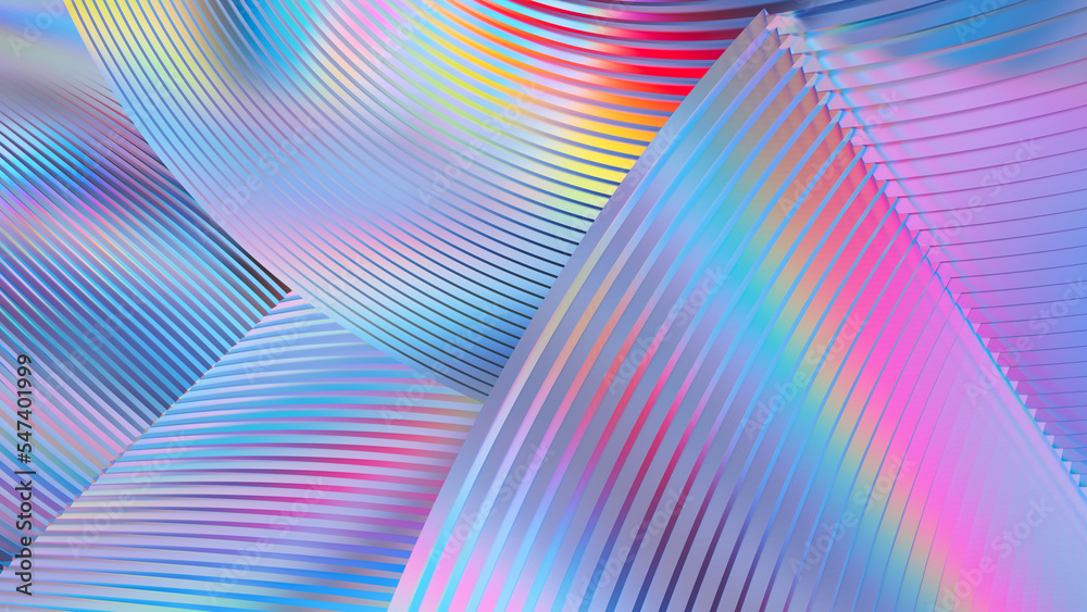 Abstract neon light line background. Rainbow Abstract background. Stock