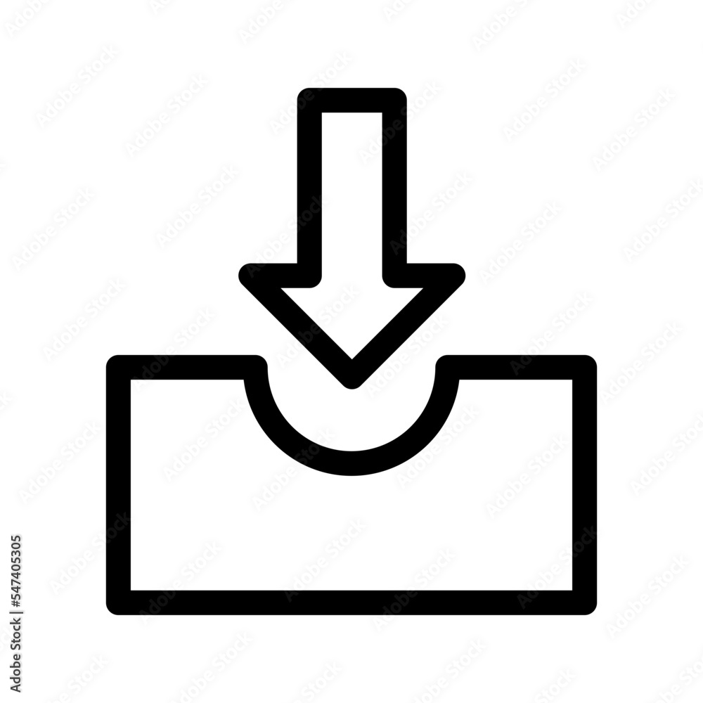 Inbox Icon Vector Symbol Design Illustration Inbox Icon Vector Symbol Design Illustration