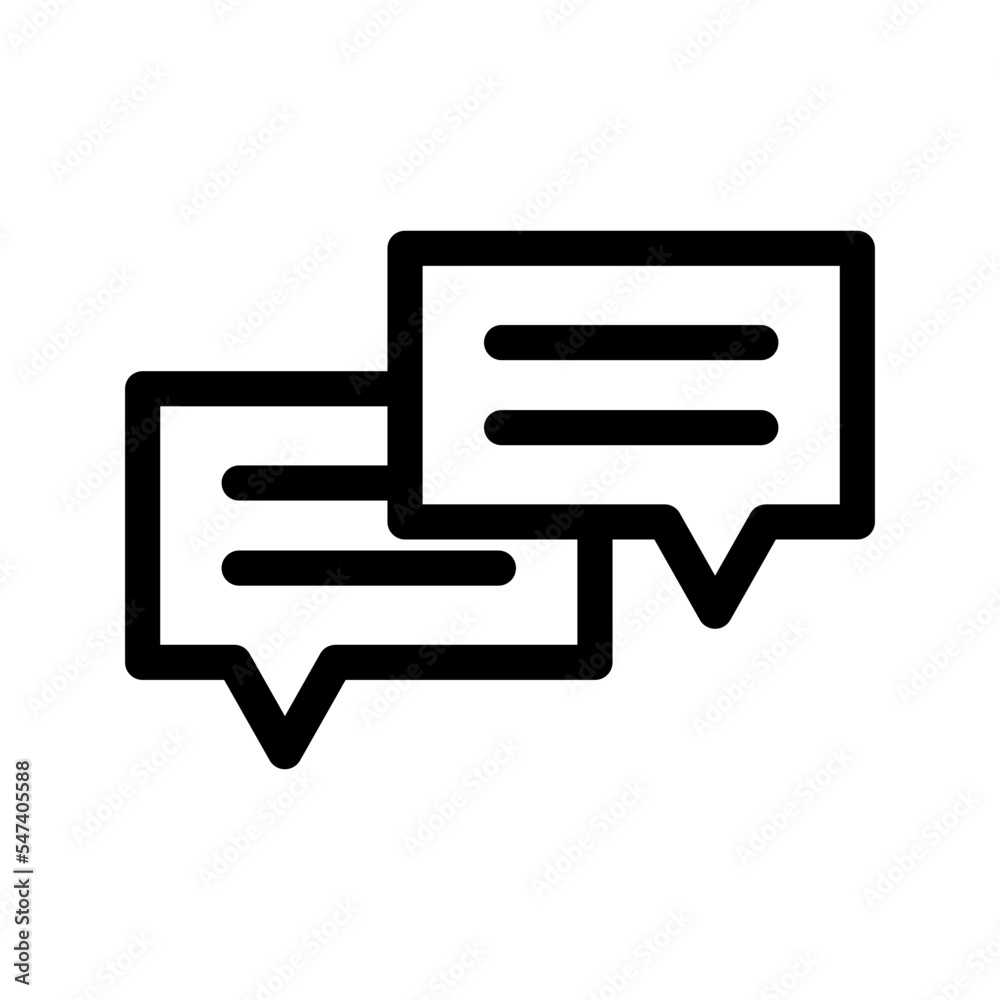 Conversation Icon Vector Symbol Design Illustration Conversation Icon Vector Symbol Design Illustration