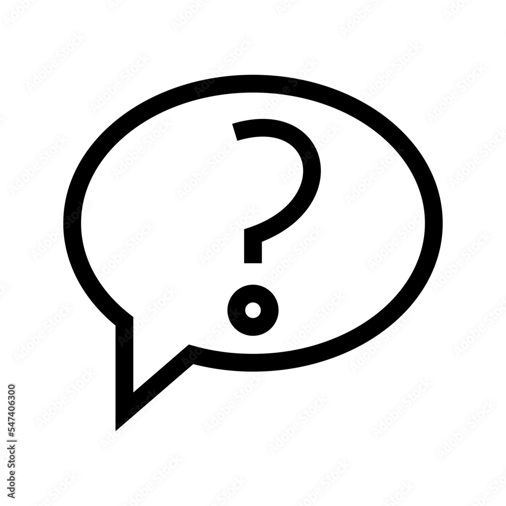 Question Icon Vector Symbol Design Illustration Question Icon Vector Symbol Design Illustration
