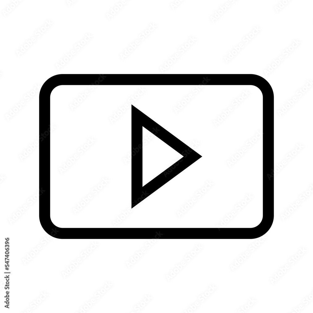 Play Icon Vector Symbol Design Illustration