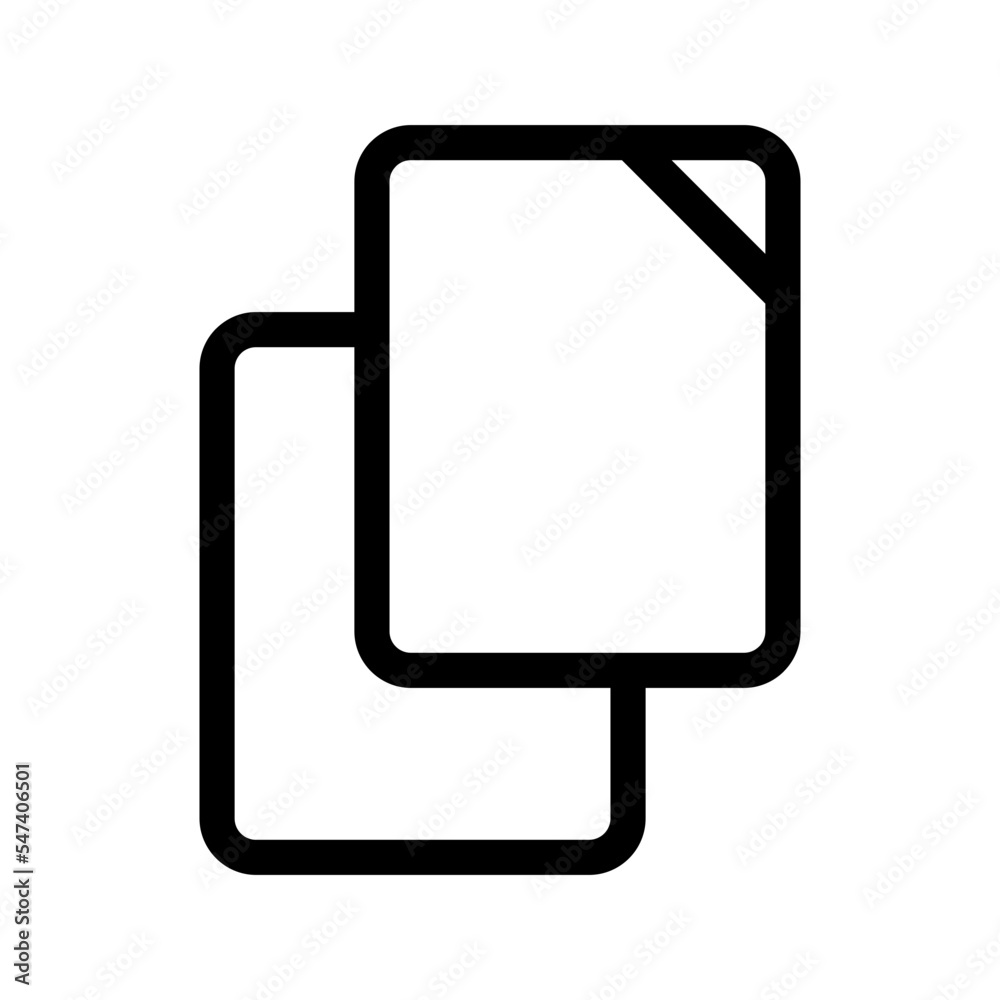 Multiple File Icon Vector Symbol Design Illustration Multiple File Icon Vector Symbol Design Illustration