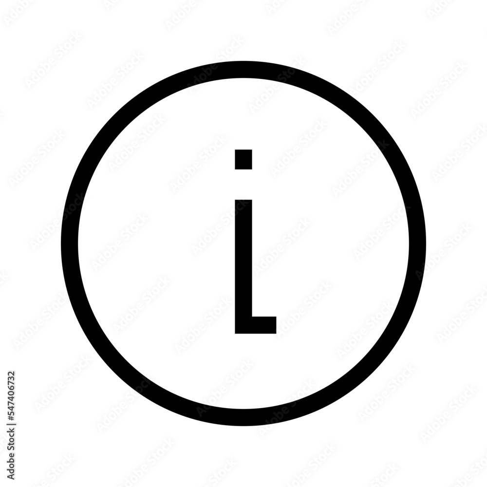 Information Icon Vector Symbol Design Illustration