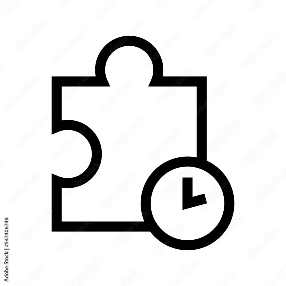 Puzzle Icon Vector Symbol Design Illustration Puzzle Icon Vector Symbol Design Illustration