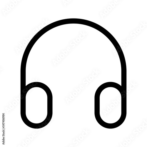 Headphones Icon Vector Symbol Design Illustration