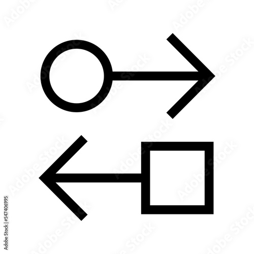 Swap Icon Vector Symbol Design Illustration