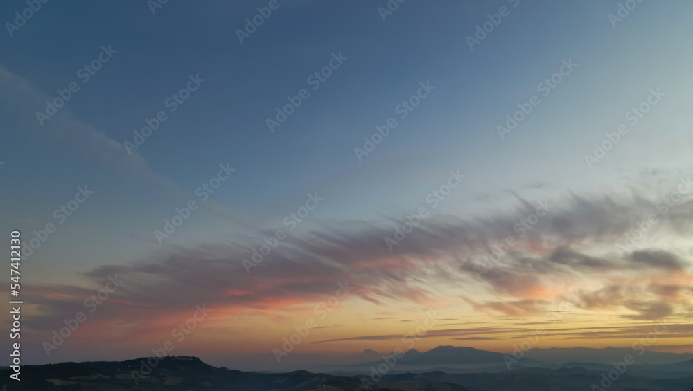 Tramonti fantastici sugli Appennini Tramonti fantastici sugli Appennini