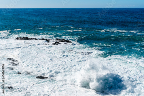 waves at Playa de Ajuy