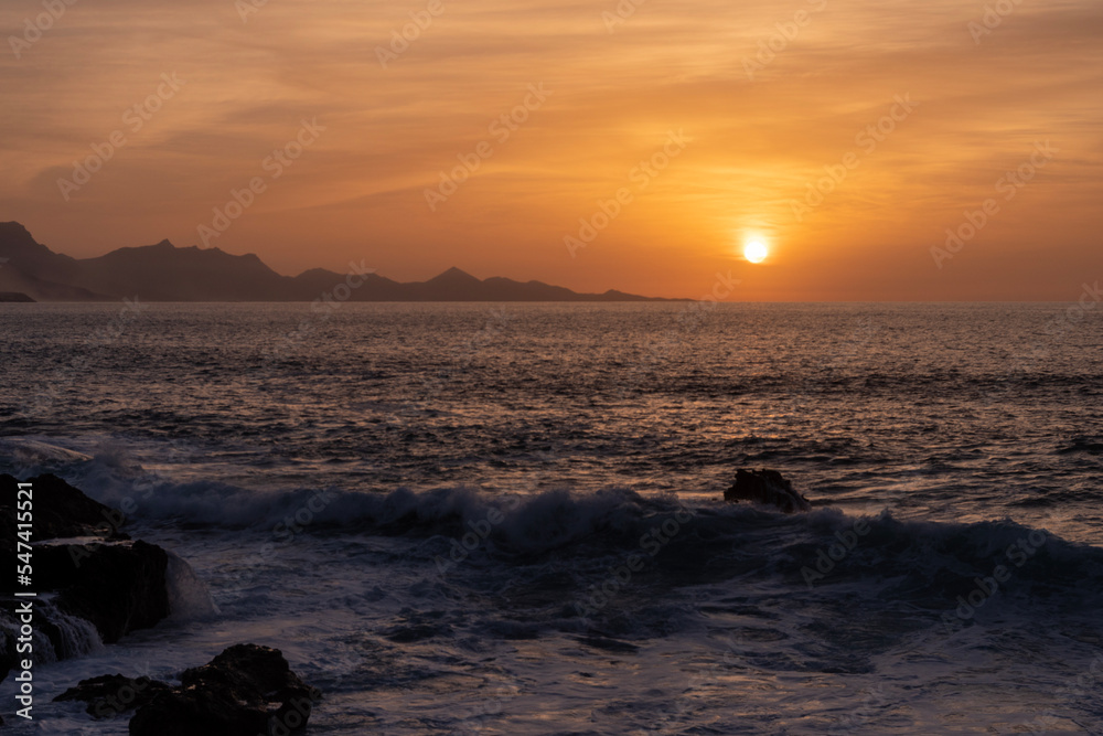Sunset at Playa de las Hermosas