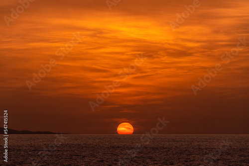 Fototapeta Naklejka Na Ścianę i Meble -  Sunset at Playa de las Hermosas