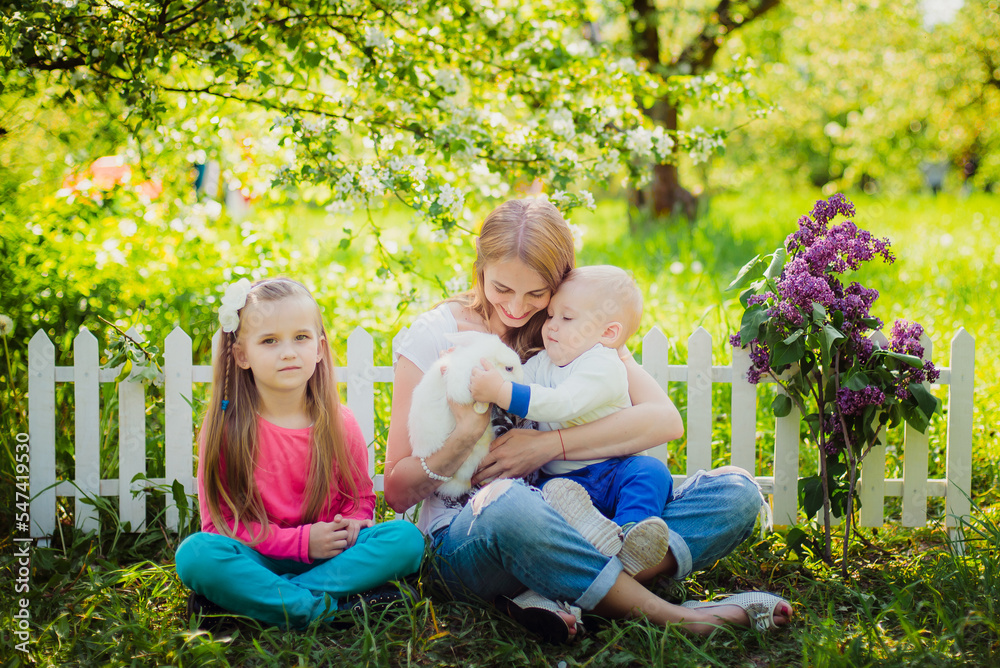 Fototapeta premium parent and child