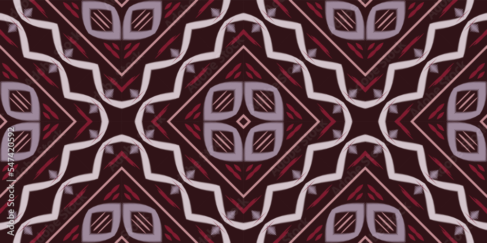 Ikat pattern tribal Aztec Geometric Traditional ethnic oriental design for the background. Folk embroidery, Indian, Scandinavian, Gypsy, Mexican, African rug, wallpaper.
