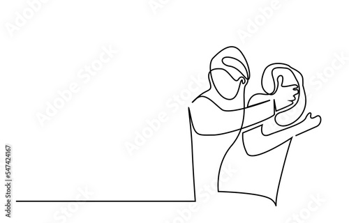 aggressive gangster terrorist holding hostage woman with gun